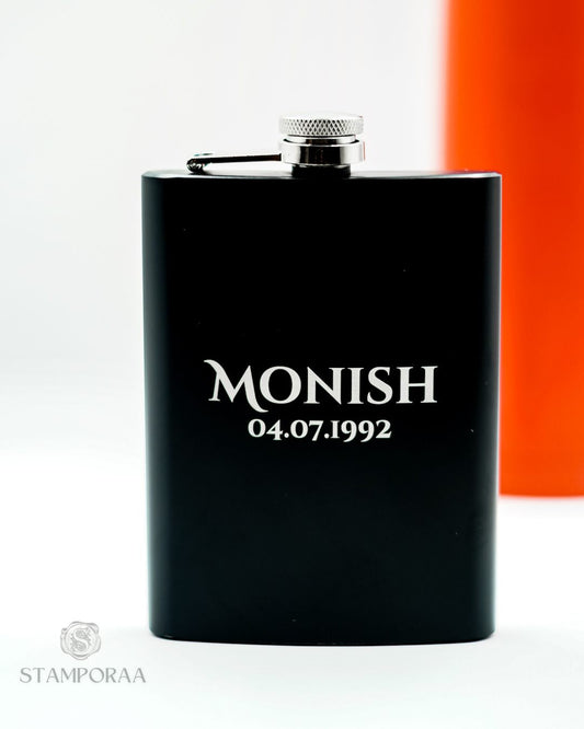 Steel Spirit – Personalized Whiskey Flask
