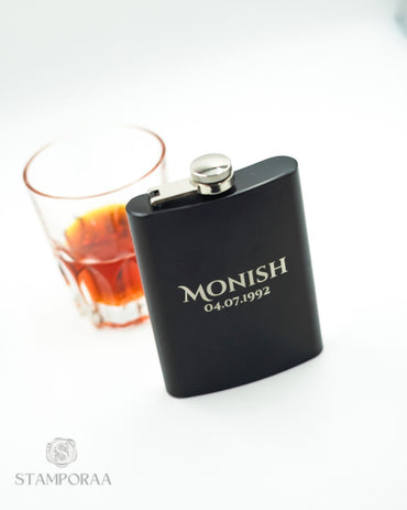 Steel Spirit – Personalized Whiskey Flask