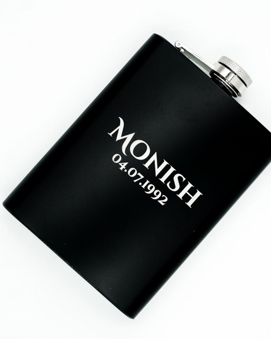 Steel Spirit – Personalized Whiskey Flask