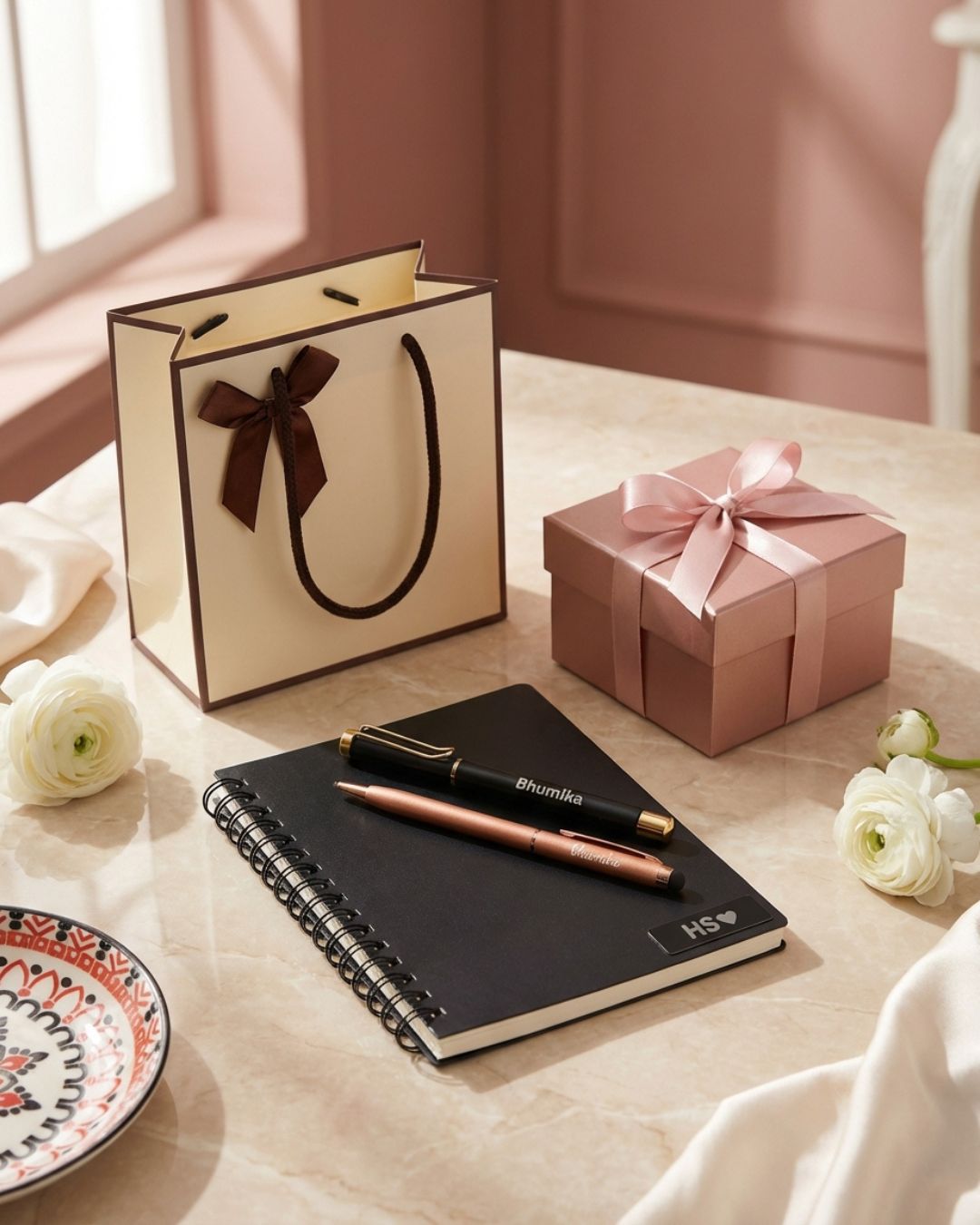 Elysian Script - Personalized Rose Gold Pen