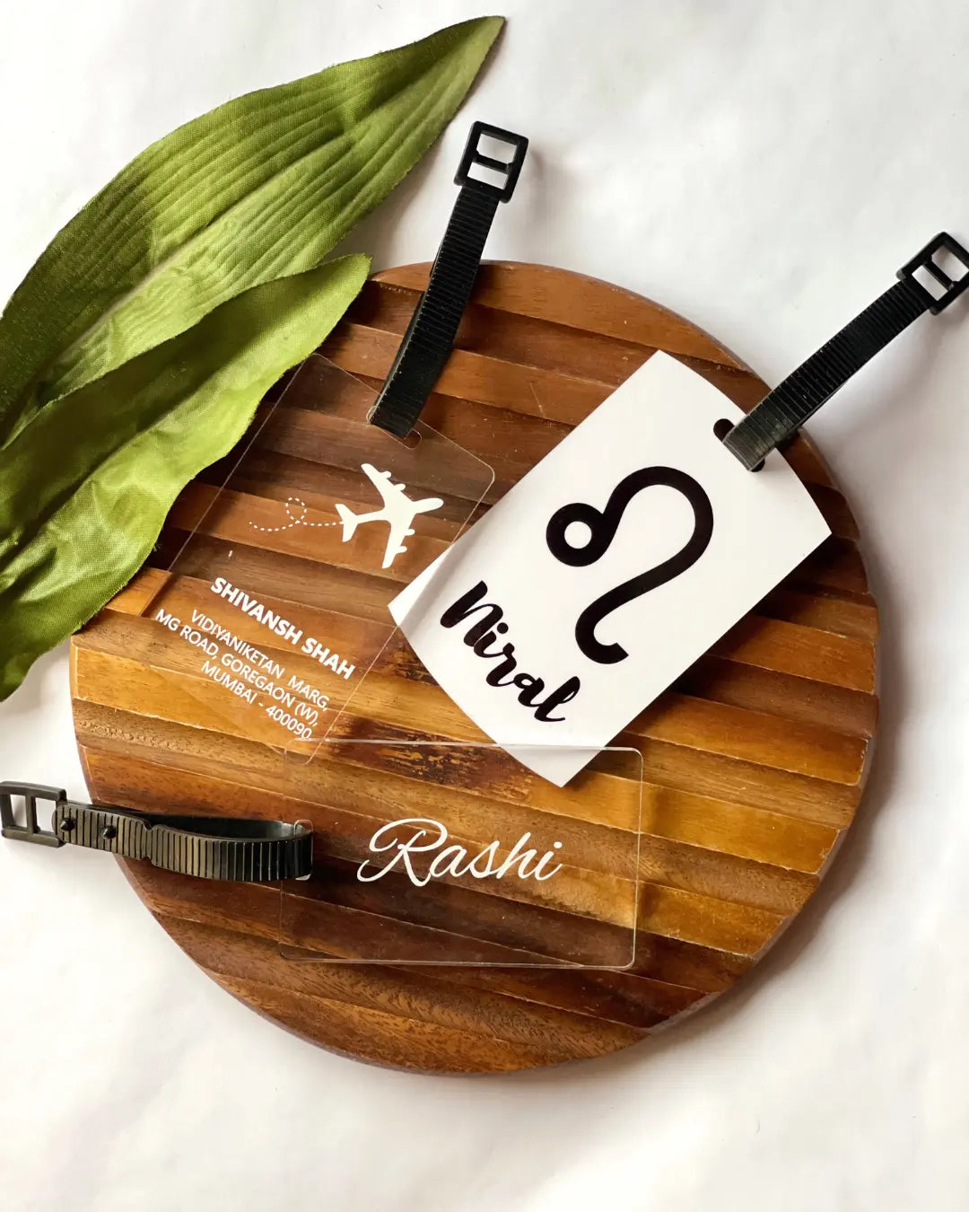 TagIt – Minimalist Acrylic Luggage Tag