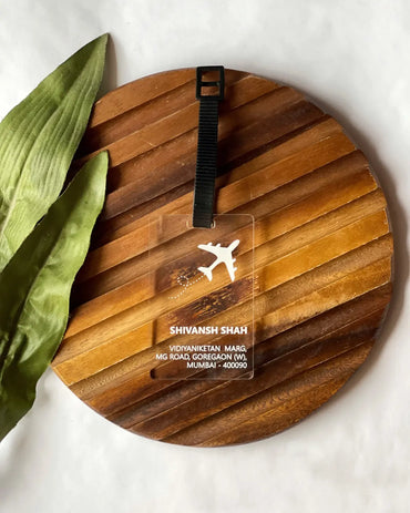 TagIt – Minimalist Acrylic Luggage Tag