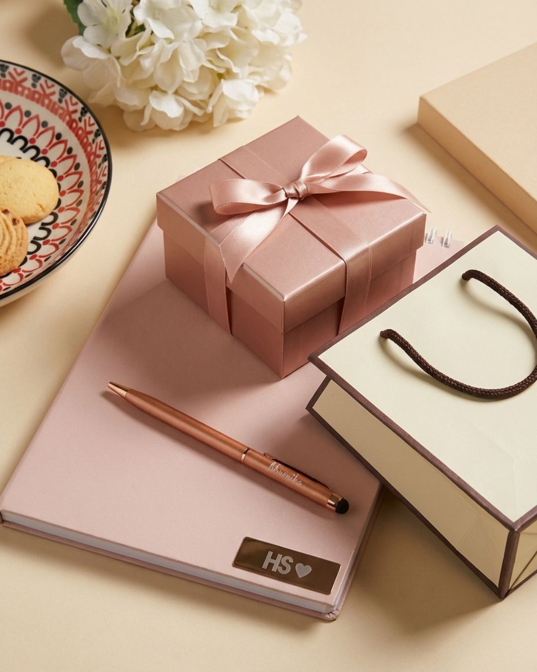 Elysian Script - Personalized Rose Gold Pen