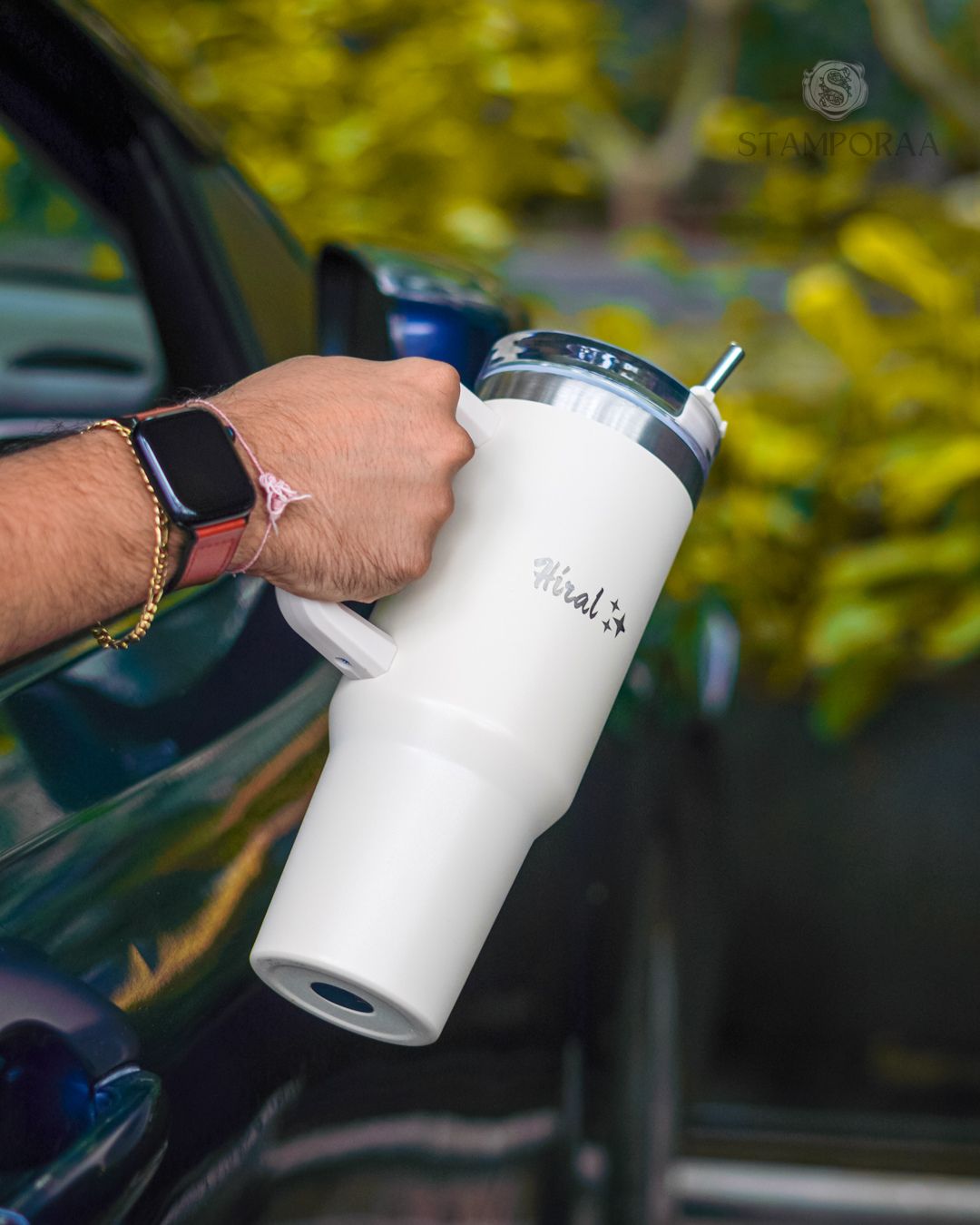 QuenchX – Customized 1200ml Hydration Tumbler