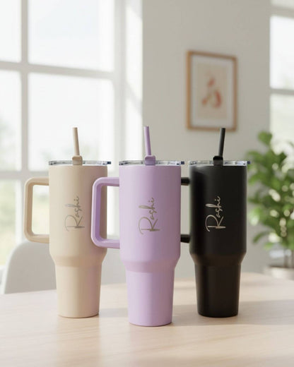 Stoneley Max – 1200ml Premium Bottle (Tumbler) with Straw