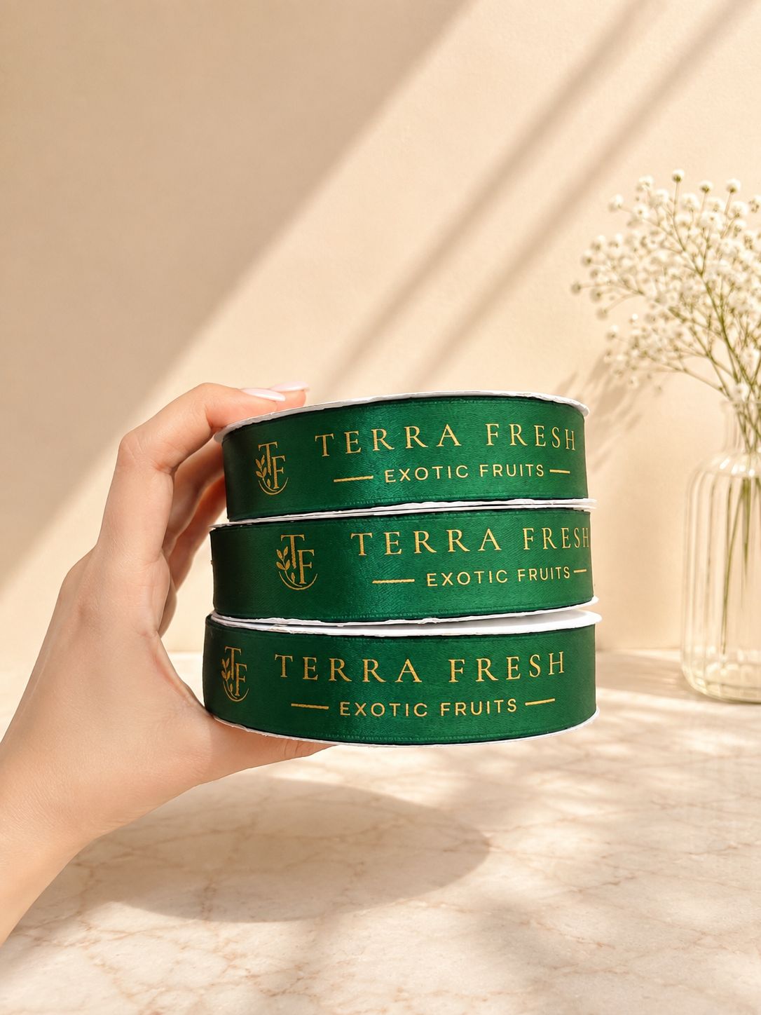 Custom Name/Logo Ribbon – Personalized Satin